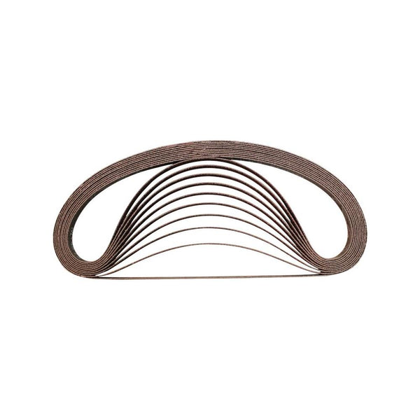 Makita Sanding Belts 80 Grit - Wood & Metal Sanding - A-34584 - Set of Abrasive Belts for Power Sanders