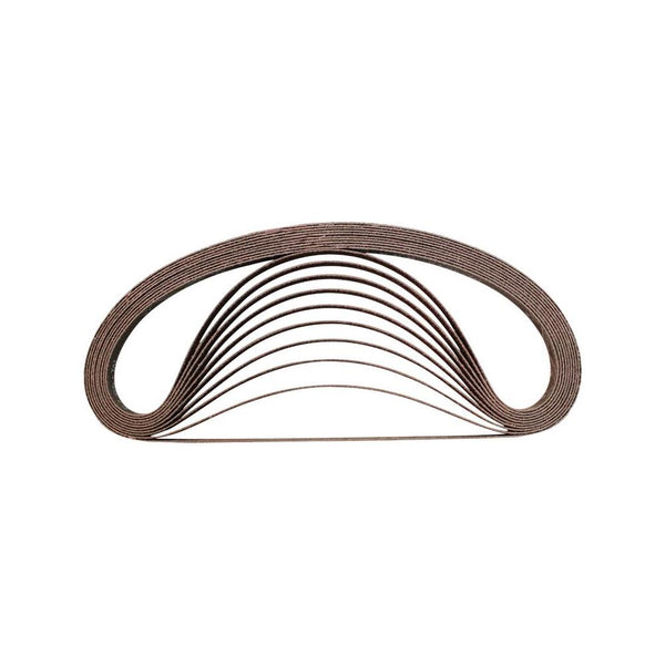 Makita A-34590 Sanding Belts: 100 Grit, 1/2"x21", for Wood & Metal. Pack of 10. Shop now at chavda.com!