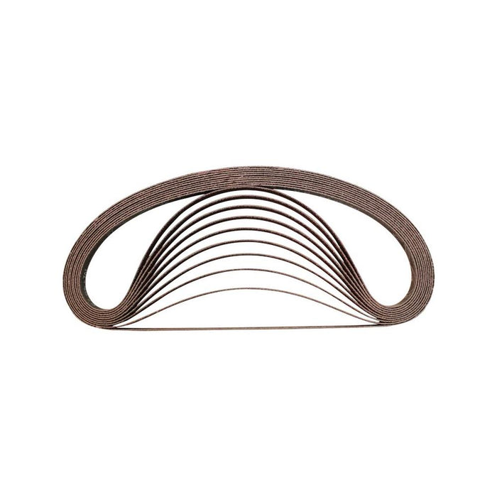 Makita A-34609 Sanding Belt 120 Grit for Wood & Metal. Durable abrasive belt for sanding wood or metal surfaces.