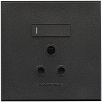 Major Tech Single RSA Socket GR/GR (100mmx100mm)  3V21GG