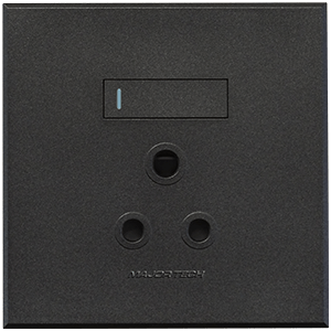 Major Tech Single RSA Socket GR/GR (100mmx100mm)  3V21GG