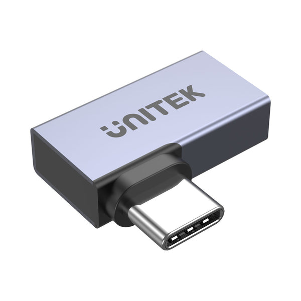 UNITEK USB4 TYPE 90 DEG LSHAPE ADAPT(A1040GY) - ADA-USB-CM-CF-LSHAPE