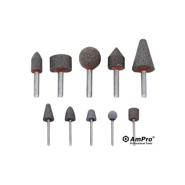 AmPro: 10Pc Grinding Stone Set -  A1101