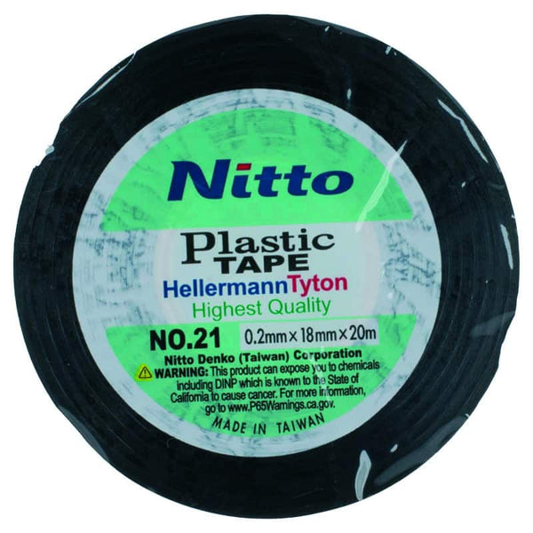 Insulation Tape Nitto .2 x 18mm  x  20M Black