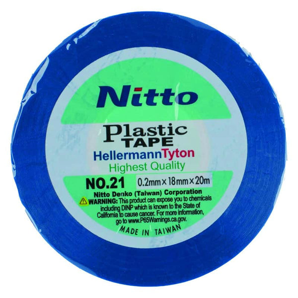 Insulation Tape Nitto .2 x 18mm  x  20M Blue