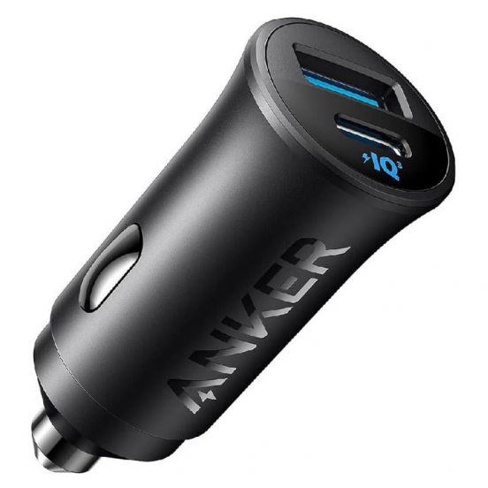 Anker 2 Port 30W PD Car Charger Black-A2741H11