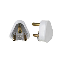 15A WHITE STD PLUG TOP - PWR-N-PLUG-15A