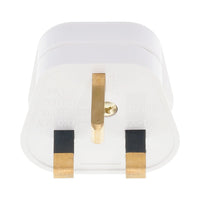 13 AMP BRITISH FUSED FLAT PIN PLUGTOP - PWR-B-PLUG