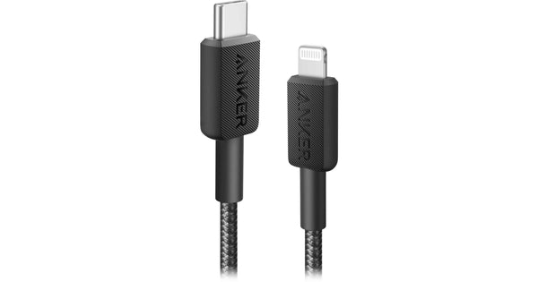 Anker 322 Type MFI Braided Cable 1.8m Black-A81B6H11