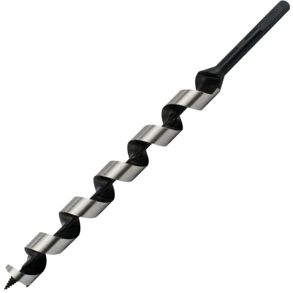 AUGER BIT 22 X 300MM BULK 10MM SHANK BLACK FINISH