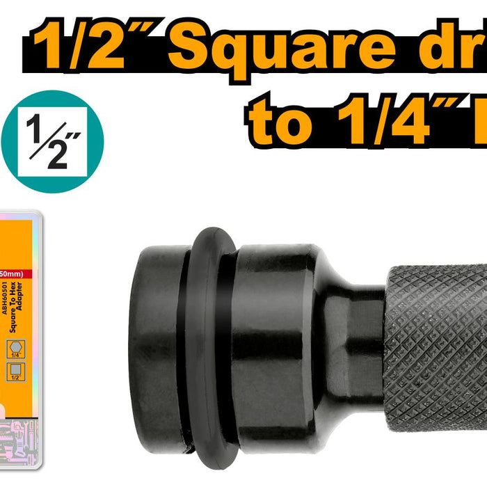 INGCO ABH60501 Square to Hex Adapter - 1/2