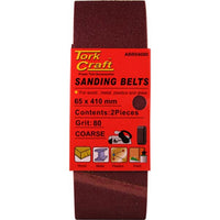 Tork Craft Sanding Belt 65x410mm 80 Grit - Wood & Metal Sanding Belts