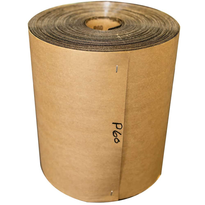 Floor Sanding Paper Roll, 300mm x 50m, 60 Grit. Kraft Paper roll. Ideal for Floor sanding, general sanding & surface preparation