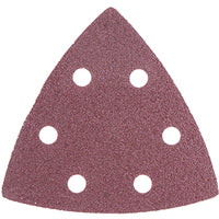 Sanding Triangle Sheet, 80 Grit, 94x94x94mm, Hook & Loop, with Holes
