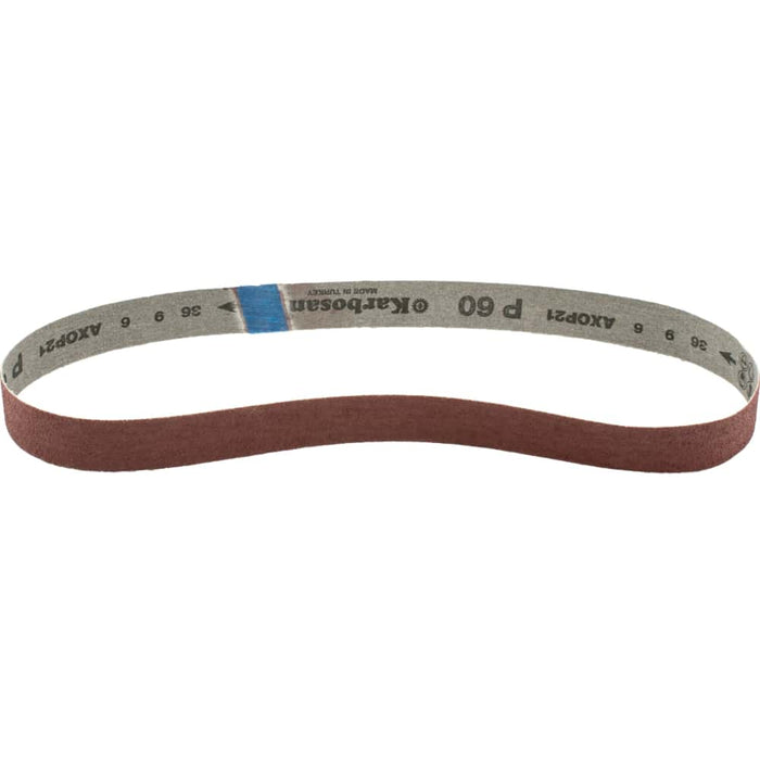 Karbosan 25x762mm 60 Grit Sanding Belt for Woodworking | Coarse Abrasive Belt