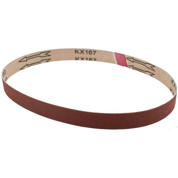 Sanding Belt 25 x 762mm, 180 Grit - Abrasive Belt for Woodworking and Metalworking