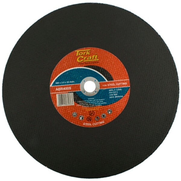 Tork Craft 400mm Steel Cutting Disc ABR400S | Metal Cut-Off Wheel