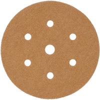 Tork Craft Gold Disc (50 Pieces) 40 Grit 150 Mm X 6+1 Holes Hook And Loop Abr94040