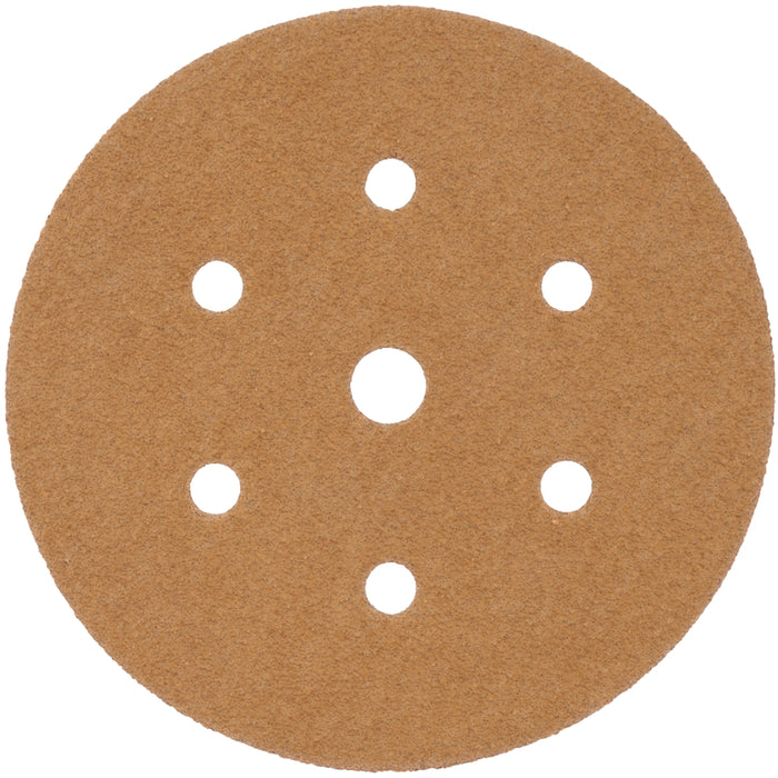 Tork Craft Gold Disc (50 Pieces) 40 Grit 150 Mm X 6+1 Holes Hook And Loop Abr94040