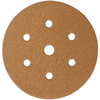 Tork Craft Gold Disc (50 Pieces) 100 Grit 150 Mm X 6+1 Holes Hook And Loop Abr94100