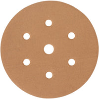 Tork Craft Gold Disc (50 Pieces) 180 Grit 150 Mm X 6+1 Holes Hook And Loop Abr94180
