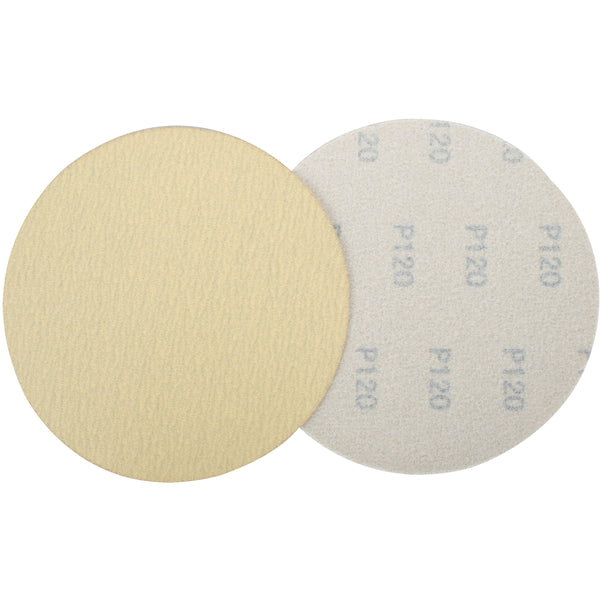Tork Craft Gold Disc (50 Pieces) 120 Grit 150 Mm Without Hole Hook And Loop Abr95120