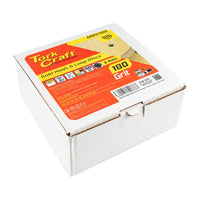 TORK CRAFT : Gold Disc (50 Pieces) 180 Grit 125mm X 8 Holes Hook And Loop : ABR97180