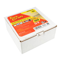 TORK CRAFT : Gold Disc (50 Pieces) 180 Grit 125mm Without Hole Hook And Loop : ABR98180