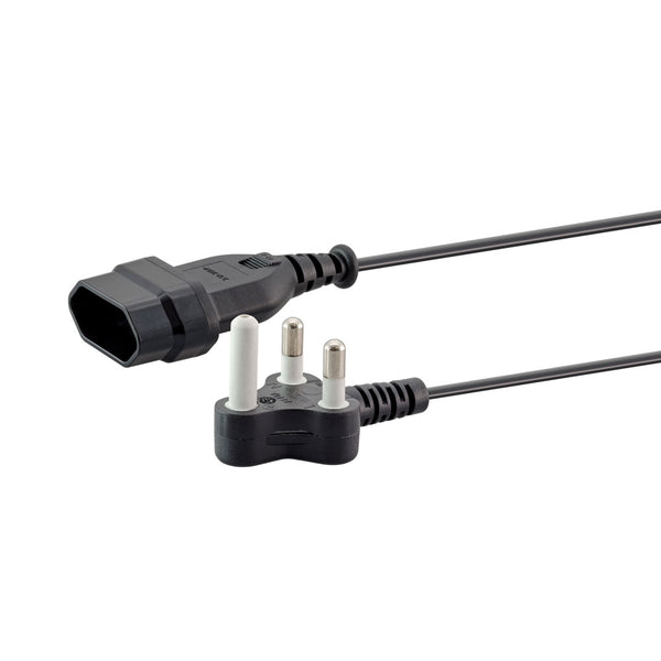 1M NORMAL PLUG TO 2-PIN EURO SOCKET - CAB-PWR-EURO-N-1M