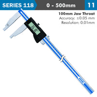 DIG. CALIPER 500MM 0.05MM ACC. S/STELL 0.01MM RES.