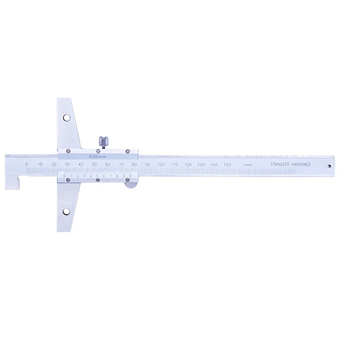 Accud Vernier Hook Depth Gage 0 300mm 0.02mm Ac192 012 11