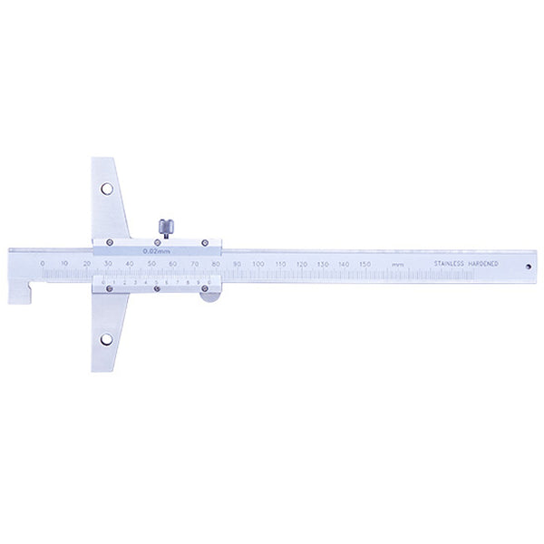 Accud Vernier Hook Depth Gage 0 300mm 0.02mm Ac192 012 11