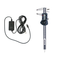 Accud Dig. Caliper 200mm 0.03mm Acc. S/Steel + Data Cable 100 11 Ac Combo001