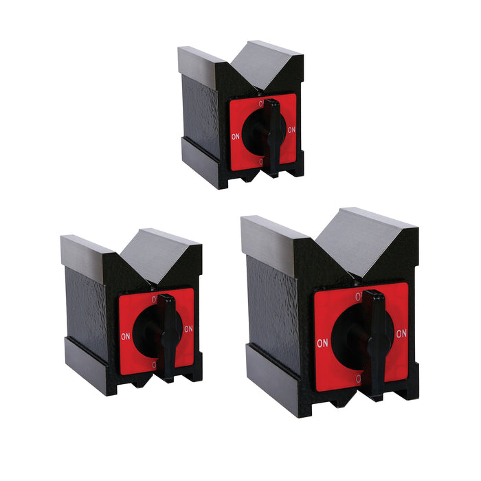 Accud Magnetic V Block 3 Pc Combo 80/100/120 X70 X95 Mm Ac Combo003