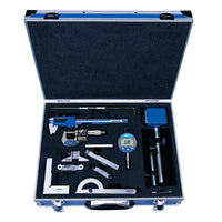 Accud 12 Pc Measuring Set Caliper Micrometer Mag. Stand 3 X Gauges Scriber De Ac280 001 12