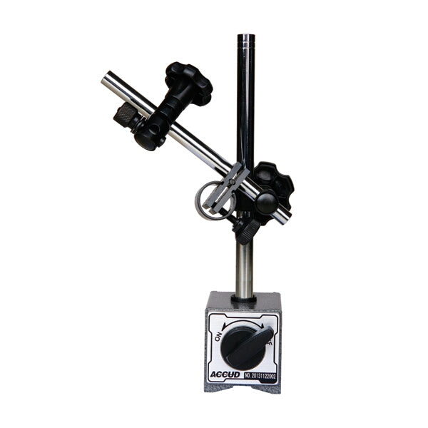Accud Magnetic Stand 80KGF with Fine Adjustment for Dial Indicator - Precision Measurement Tool