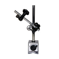 Magnetic Base Dial Indicator Stand with Fine Adjustment - Precision Machining Tool, Adjustable Arm for Accurate Measurements