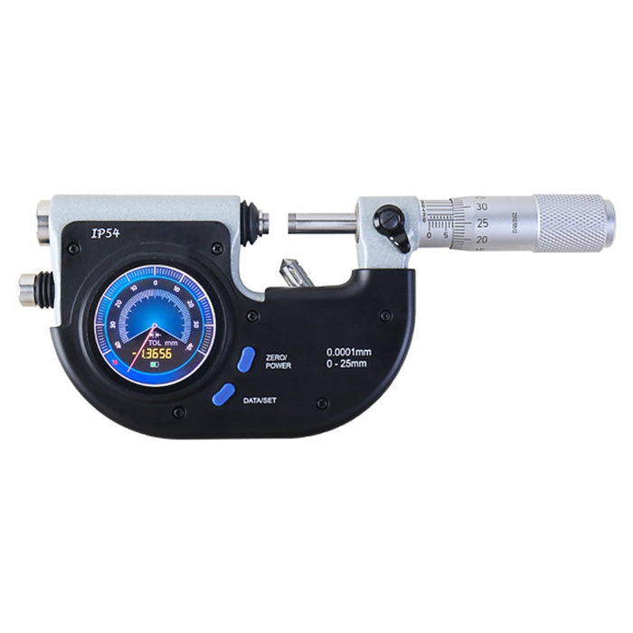 Accud Digital Micrometer 25 50 Mm 0.002 Mm Grad 3�� Acc Wireless Ac389 002 02 Wf