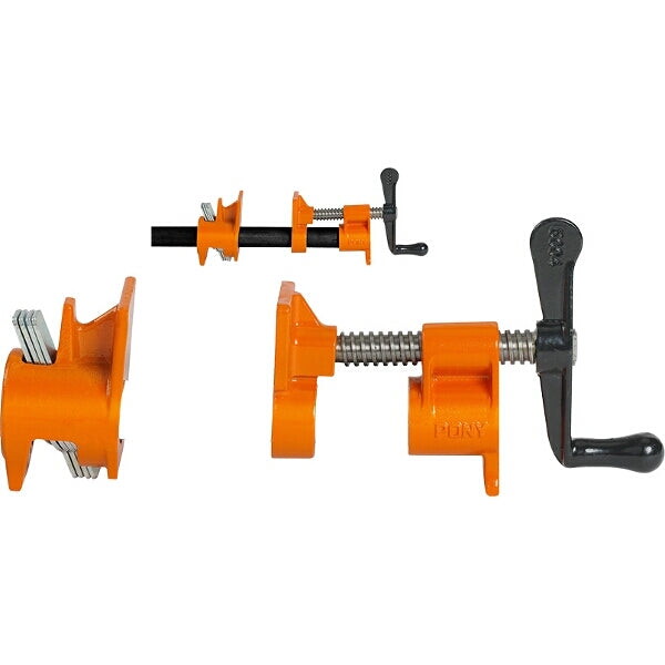 Pony 3/4 inch Pipe Clamp - The Original Heavy Duty Steel Clamp for Woodworking and Metalworking Projects