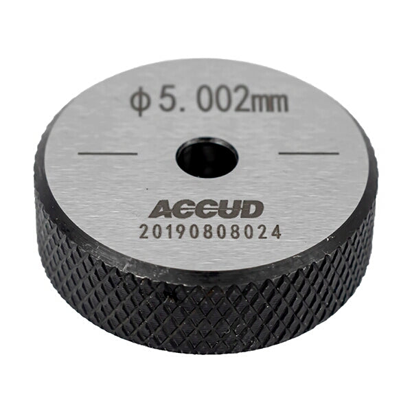 ACCUD 5mm Setting Ring Gauge ±0.001mm Accuracy | Bore Gauge Calibration | Metrology Tool