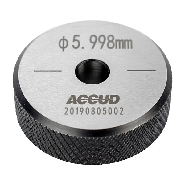 ACCUD Setting Ring 6mm Gauge 0.001mm Accuracy | Bore Gauge Calibration Standard