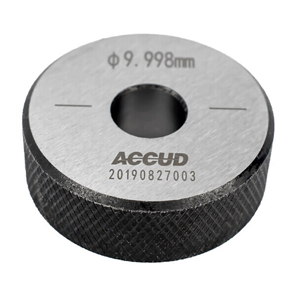 ACCUD Setting Ring 10mm ±1.0µm Accuracy, Bore Gauge Calibration Standard