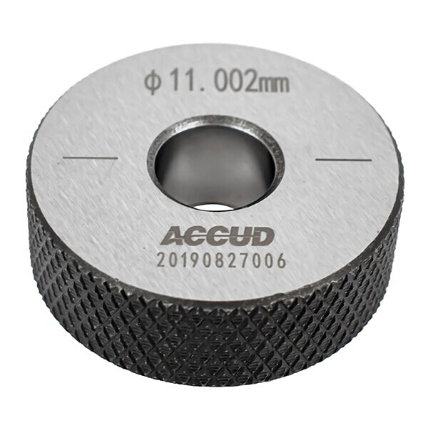 ACCUD 11.002mm Setting Ring, Bore Gage Calibration Ring, 11mm Diameter, Precision Metrology Tool