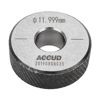 ACCUD 12mm Setting Ring Gauge: Precision Bore Gauge Calibration Tool, 11.999mm Diameter