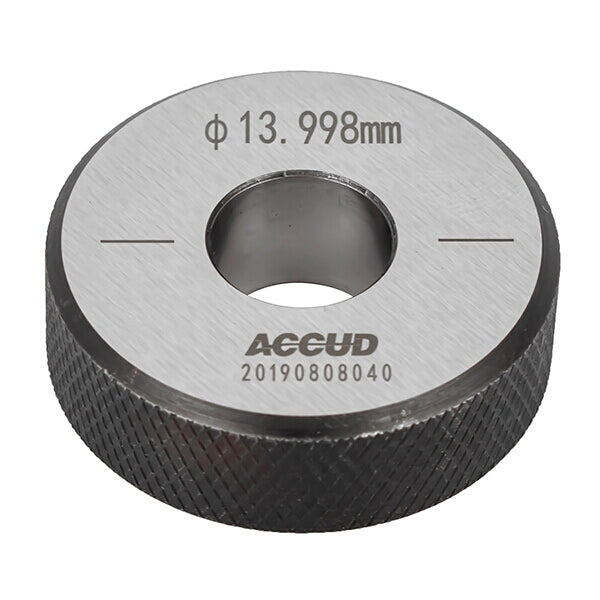 ACCUD 13.998mm Setting Ring | Bore Gauge Calibration | Precision Measurement Tool | 1.0µm Accuracy