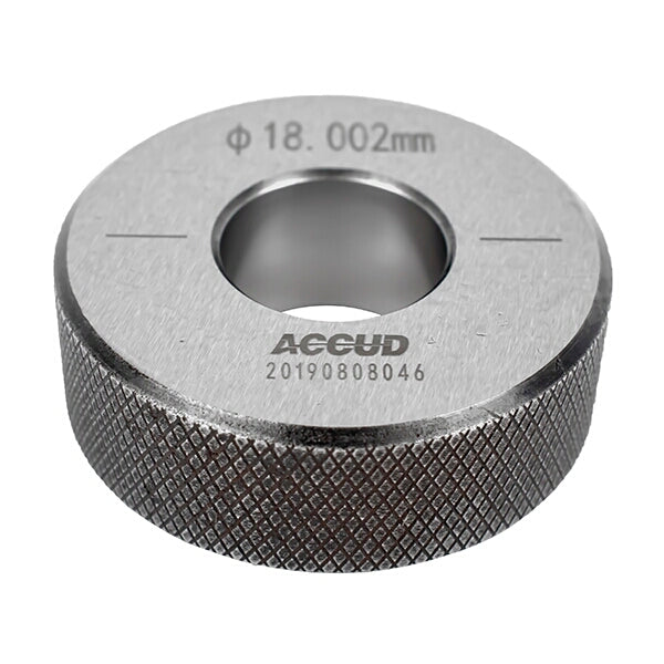 18mm Setting Ring Gauge | ACCUD Precision Calibration Tool for Bore Gauges & Inside Micrometers