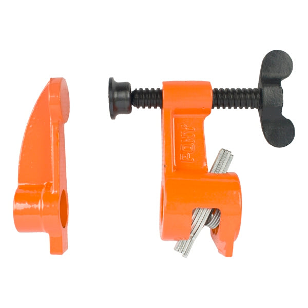 Pony Pipe Clamp 3/4 inch Deep Reach Spreader Fixture | Woodworking Tool