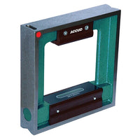 Accud Frame Leveler 200x200x42mm - Precision Spirit Level for Vertical & Horizontal Leveling - Quality Tool for Accuracy