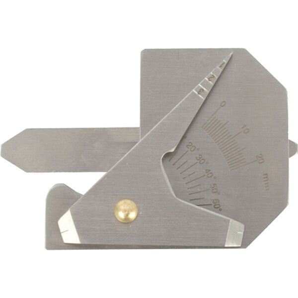Welding Gauge: 7 Measurements, Stainless Steel, Measures Angle, Gap, Length, Bead Width/Depth/Undercut. Universal Welding Tool.