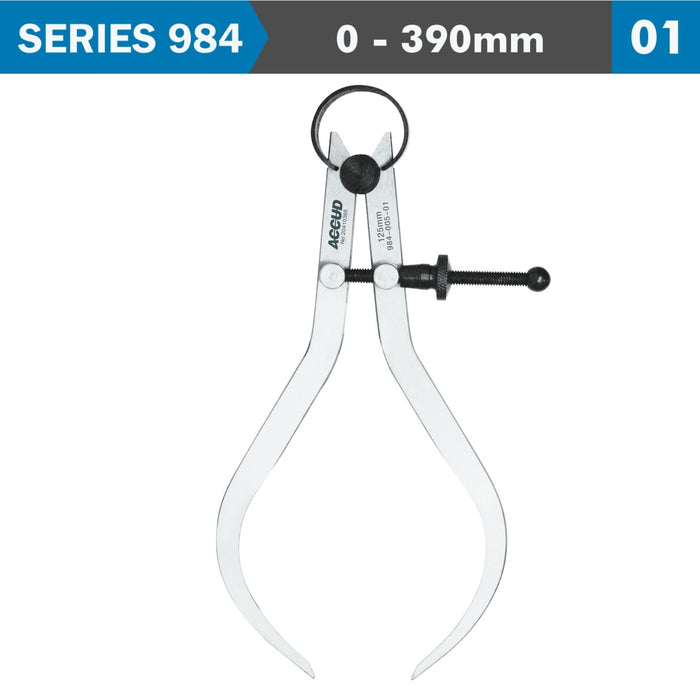 Outside Spring Caliper 400mm (0-390mm) - Precision Measuring Tool for Metalworking & Woodworking